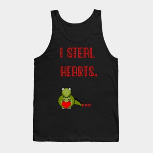 I i Steal Hearts Trex Dino Cute Baby Boy Valentines Day Gift 2021 Tank Top